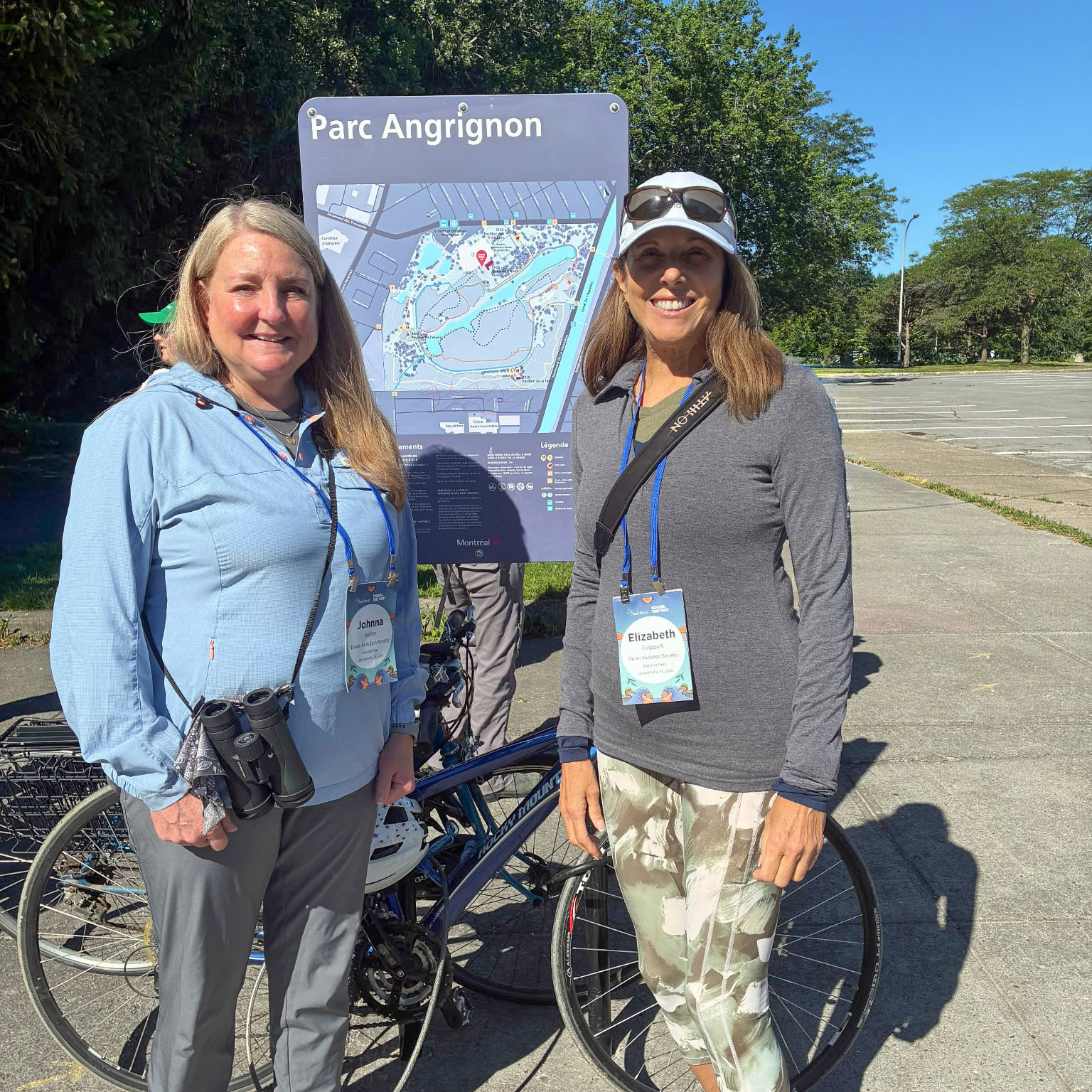 Audubon Leadership Conference 2025 JB and EF at Mindful Birding Field Trip