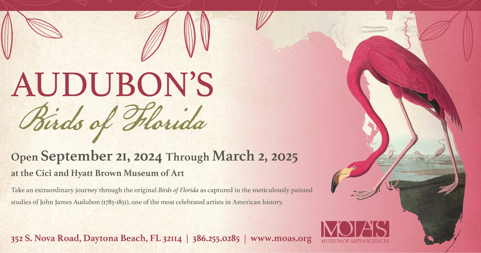 Audubons Birds of Florida at MOAS