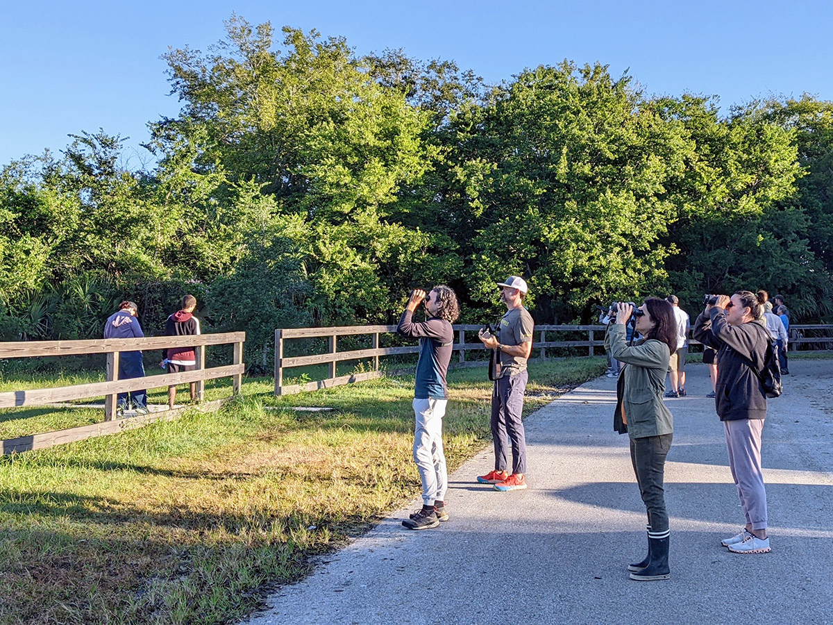 Birders at Reddie Point Preserve 20221001